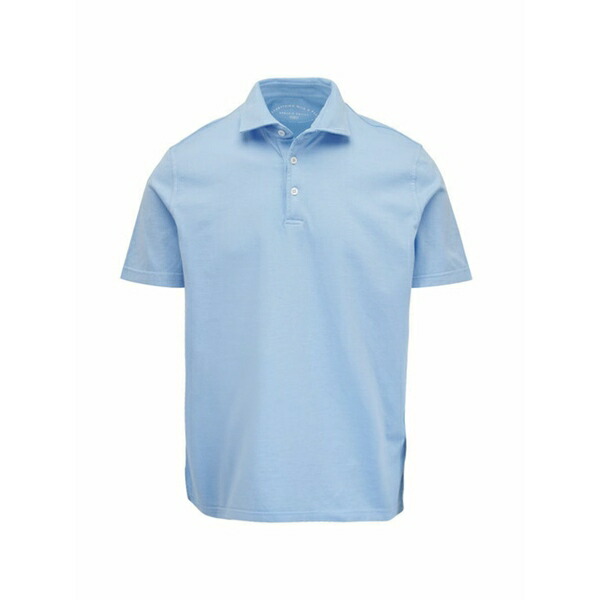 フェデーリ メンズ スポーツシャツ トップス Short-sleeve polo shirt Blue