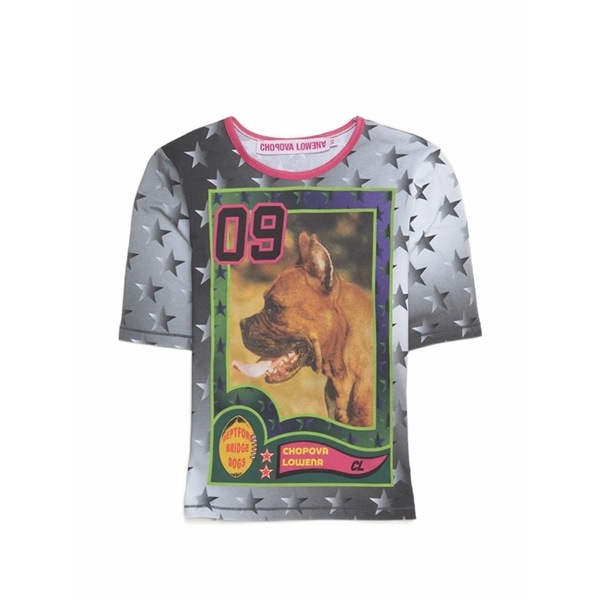 チョポヴァ ロウェナ レディース ティーシャツ トップス Deptford dogs t-shirt Grey レディースファッション-Tシャツ・カットソー-トップス