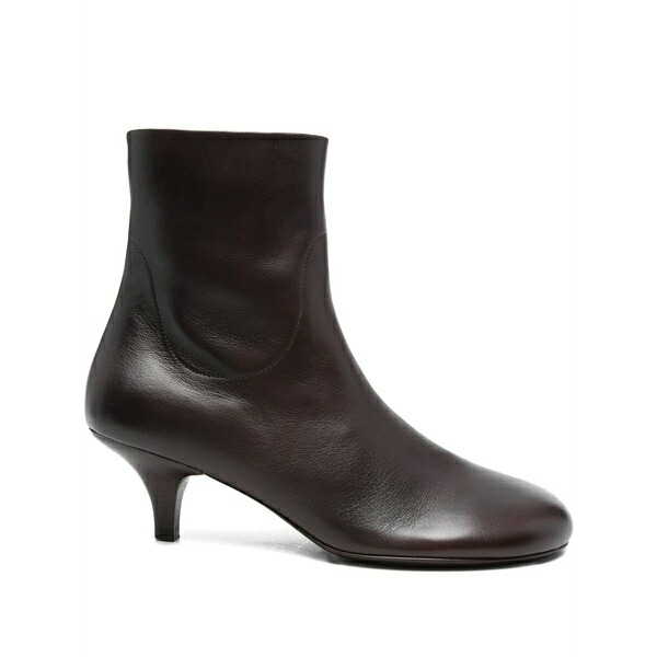 マーシャル  レディース ブーツ シューズ Kitten-heel leather ankle boots Brown