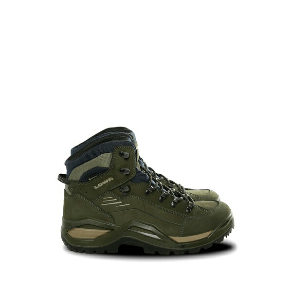 ロア メンズ ブーツ シューズ Logo hiking boots Green|asty