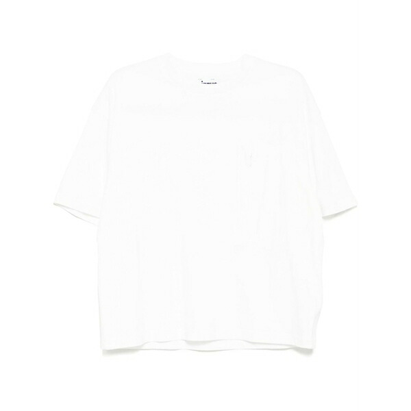 イズエ メンズ Tシャツ トップス Crew-neck t-shirt White|asty
