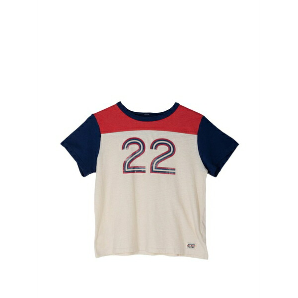 お母さん レディース プルオーバー トップス Colour-block t-shirt Neutrals