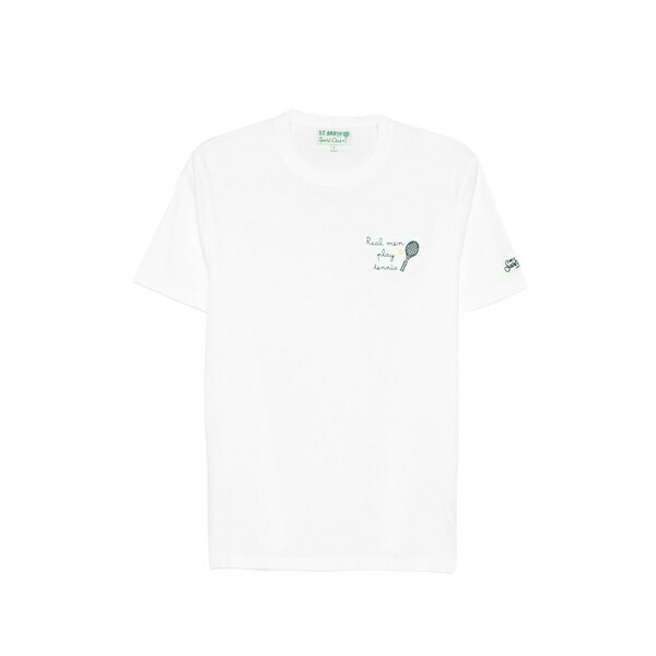 エムシーツーセイントバース メンズ Tシャツ トップス Embroidered t-shirt White｜asty
