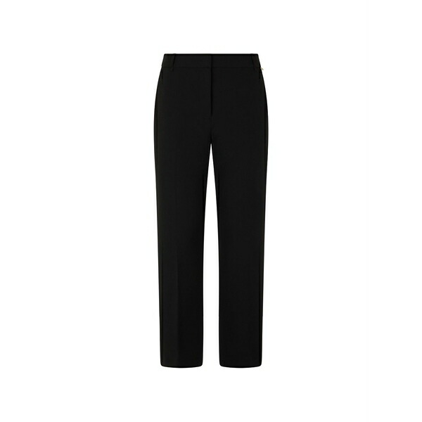 リュージョー レディース カジュアルパンツ ボトムス Slim-fit cigarette trousers Black|asty