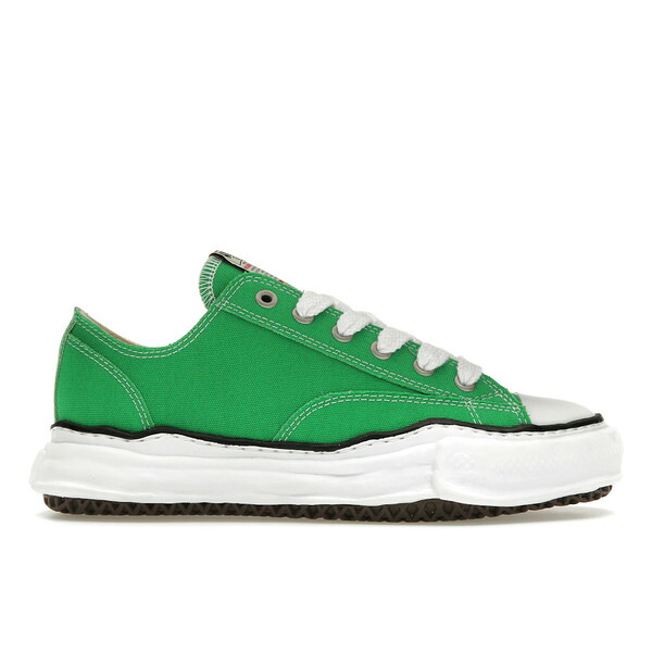 Maison Mihara Yasuhiro ミハラヤスヒロ メンズ スニーカー 【Maison Mihara Yasuhiro Peterson OG Sole Canvas Low Green】 サイズ US_11.5(29.5cm) Green/White｜asty