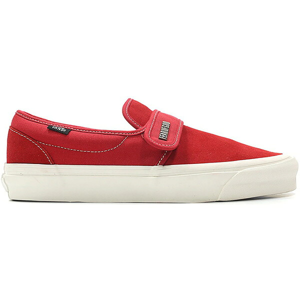 Vans バンズ メンズ スニーカー 【Vans Slip-On 47 V DX Fear of God Red】 サイズ US_7(25.0cm) Red/Suede｜asty