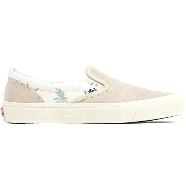 Vans バンズ メンズ スニーカー  【Vans Slip-On Modernica Light Blue Repeat Palm Leaf】  大いさ US_7(25.0糎) Seed Pearl/Palm Leaf