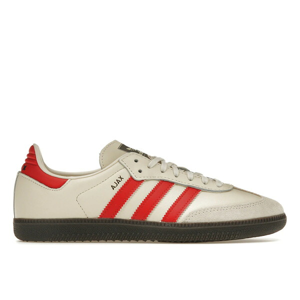 adidas アディダス メンズ スニーカー  【adidas Samba Ajax Cream】  大きさ US_11.5(29.5糎) Cream White/Team Collegiate Red/Gum