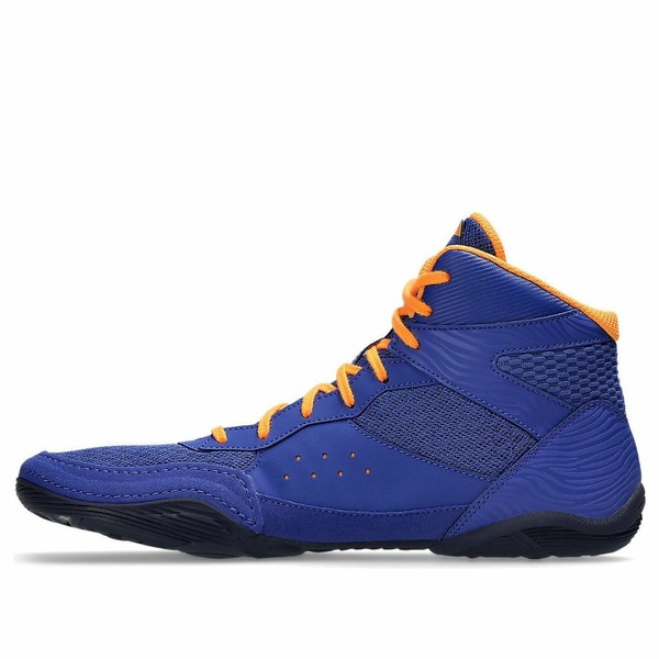 ASICS アシックス メンズ スニーカー 【ASICS Matflex 7 'Dark Cobalt Orange Pop' 1081A051-400】 サイズ US_5.5(23.5cm)｜asty
