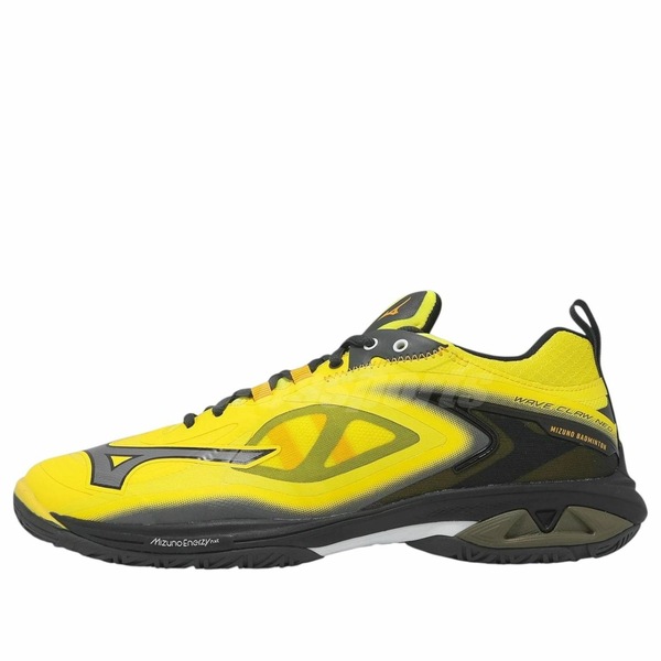 Mizuno ミズノ メンズ スニーカー 【Mizuno Wave Claw Neo 3 Wide 'Yellow Black' 71GA247327】 サイズ US_5.5(23.5cm)|asty