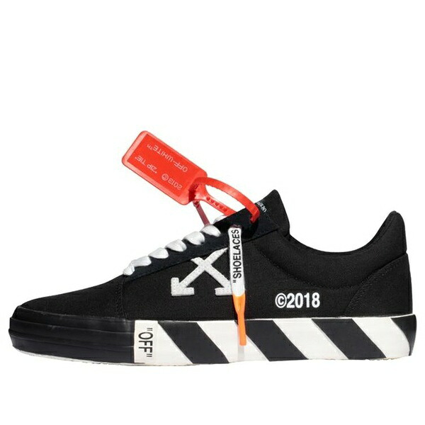Off-White オフホワイト メンズ スニーカー 【Off-White Vulc Low Top 'Black' OMIA085E183510011000】 サイズ US_8(26.0cm)｜asty