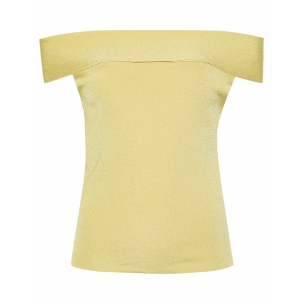ファビアナ フィリッピ レディース シャツ トップス Off-shoulder fine-ribbed top Green|asty