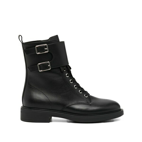 ジャンヴィト ロッシ レディース ブーツ シューズ Ripley buckle leather abkle boots Black|asty