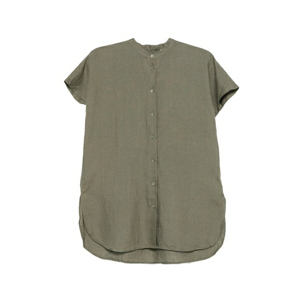 ザカス レディース シャツ トップス Nevil short-sleeve shirt Green|asty