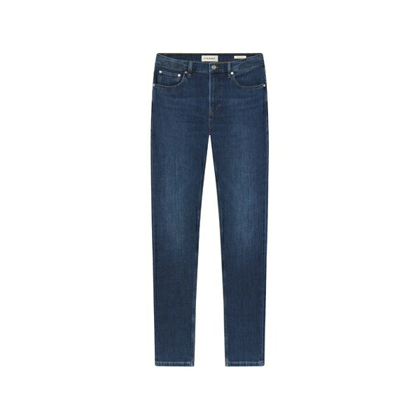 フレーム メンズ デニムパンツ ボトムス Modern straight five-pocket denim jeans Blue｜asty