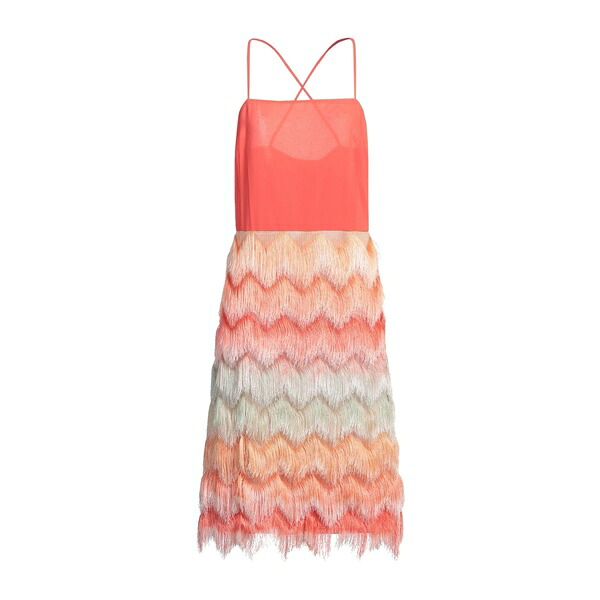 【送料無料】 メゾン ラヴィニアツーラ レディース ワンピース トップス Midi dresses Orange