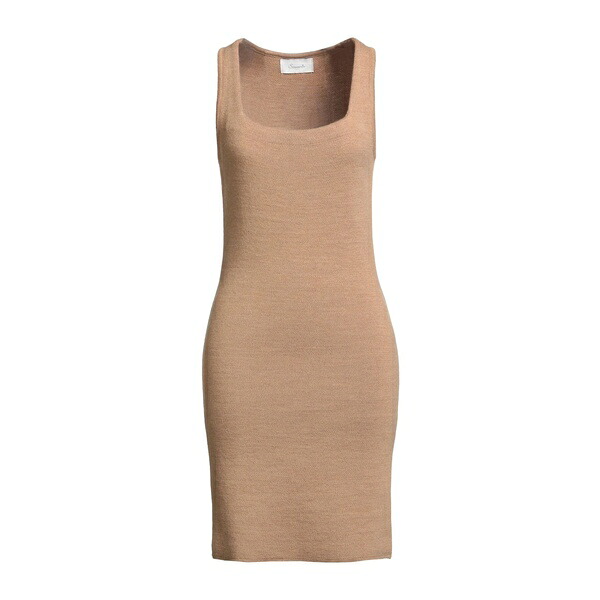 【送料無料】 スーベニアー レディース ワンピース トップス Mini dresses Beige