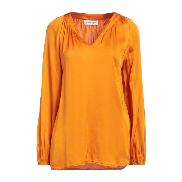 【送料無料】 ブランドユニーク レディース Tシャツ トップス Tops Orange
