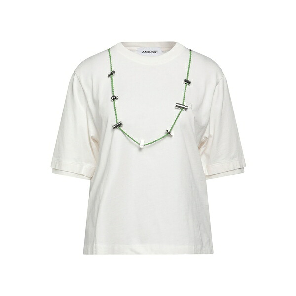 【送料無料】 アンブッシュ レディース Tシャツ トップス T-shirts White 23,850円