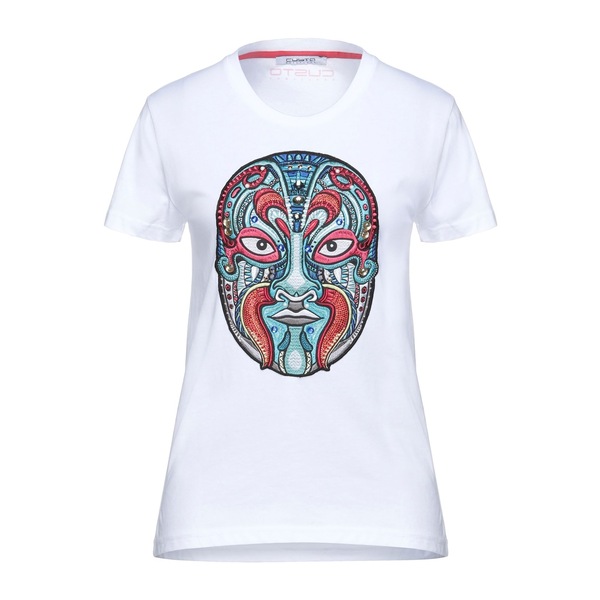 【送料無料】 クストバルセロナ レディース Tシャツ トップス T-shirts White