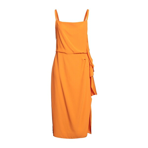 【送料無料】 キャラクター レディース ワンピース トップス Midi dresses Orange
