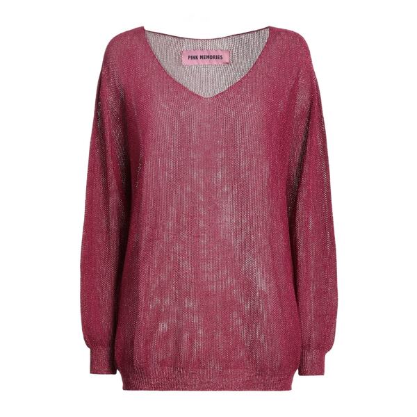 【送料無料】 ピンク メモリーズ レディース ニット&セーター アウター Sweaters Red