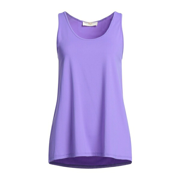 【送料無料】 イウ リタ メンノイア レディース Tシャツ トップス Tank tops Purple