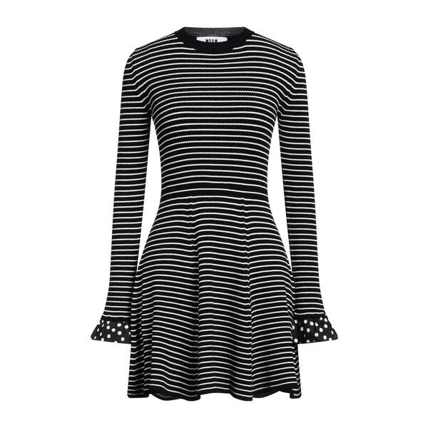 【送料無料】 エムエスジイエム レディース ワンピース トップス Mini dresses Black|asty