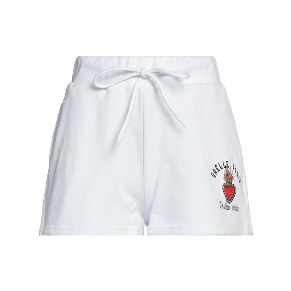 【送料無料】 ガレパリ レディース カジュアルパンツ ボトムス Shorts & Bermuda Shorts White