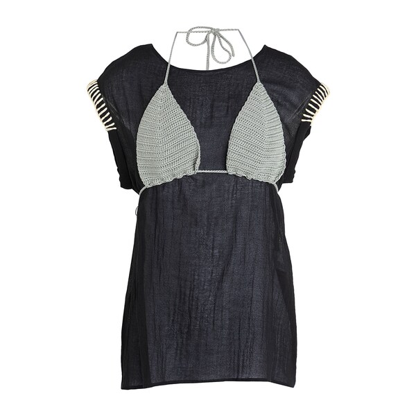 【送料無料】 アリジ レディース Tシャツ トップス Tops Black