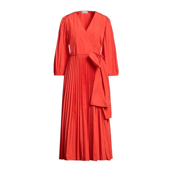 【送料無料】 ヴァレンティノ レディース ワンピース トップス Midi dresses Red 43,680円