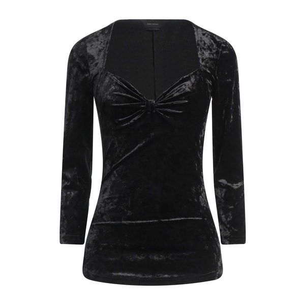 【送料無料】 イザベル マラン レディース Tシャツ トップス Tops Black|asty