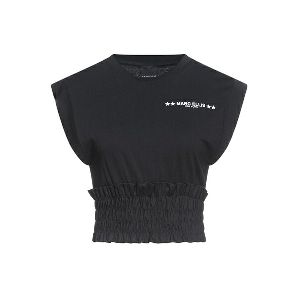 【送料無料】 マークエリス レディース Tシャツ トップス Tops Black