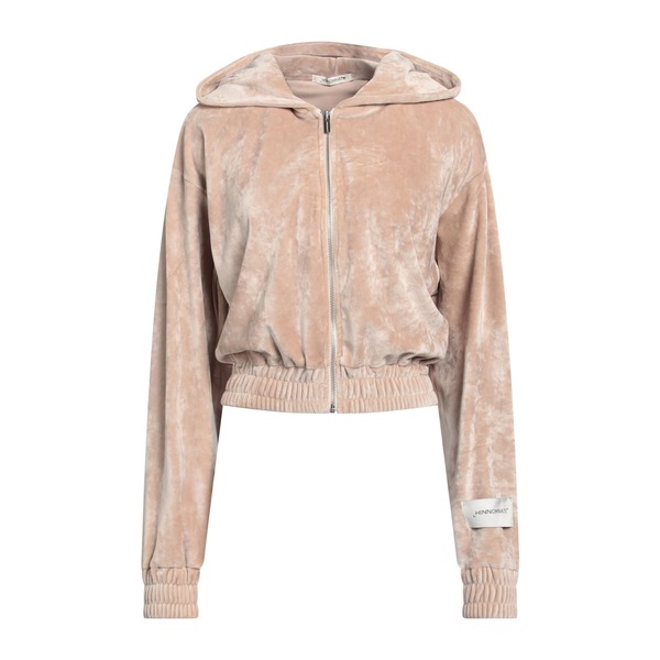 【送料無料】 ヒノミネイト レディース パーカー・スウェットシャツ アウター Sweatshirts Brown|asty
