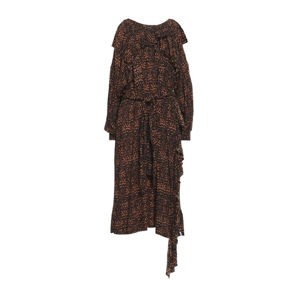 【送料無料】 ワン ティースプーン レディース ワンピース トップス Midi dresses Black