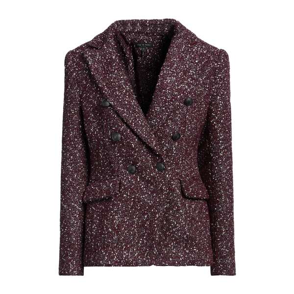 【送料無料】 ラグアンドボーン レディース ジャケット＆ブルゾン アウター Blazers Purple