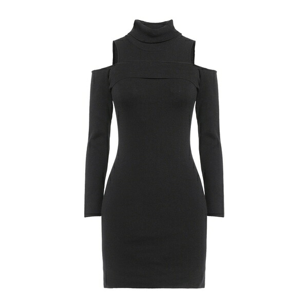 【送料無料】 コスチュームナショナル レディース ワンピース トップス Mini dresses Black
