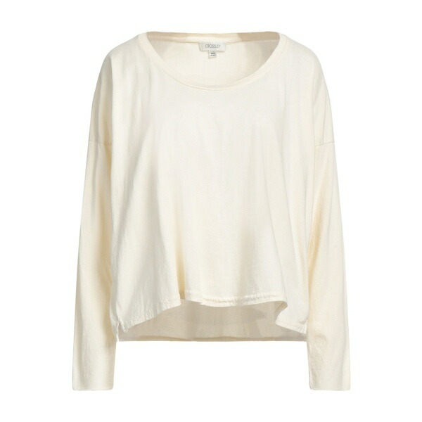 【送料無料】 クロスリー レディース Tシャツ トップス T-shirts White