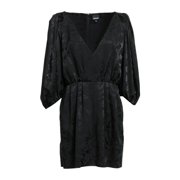 【送料無料】 ロベルトカヴァリ レディース ワンピース トップス Mini dresses Black