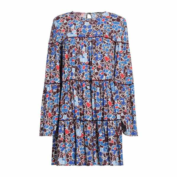 【送料無料】 ジーナ ゴージャス レディース ワンピース トップス Mini dresses Blue