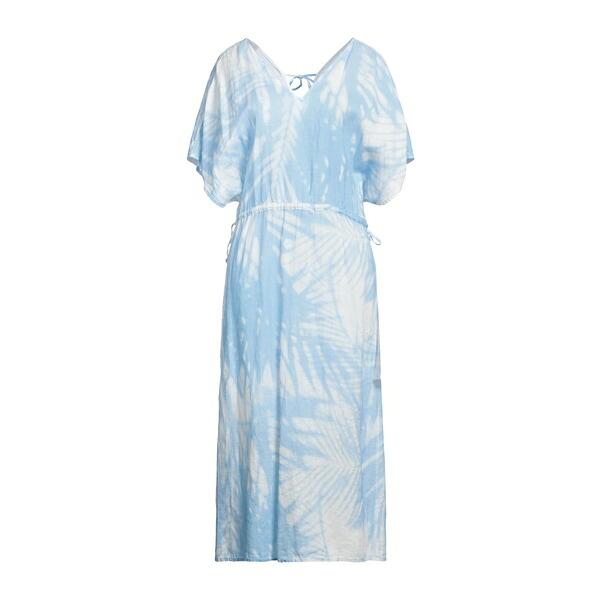 【送料無料】 １２０％リノ レディース ワンピース トップス Midi dresses Azure