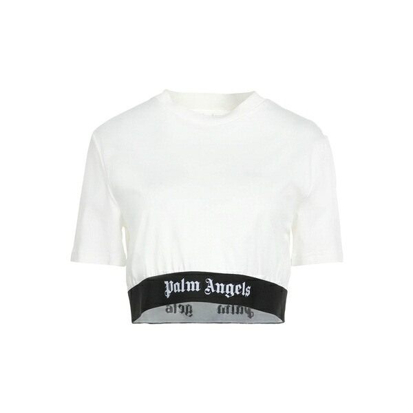 【送料無料】 パーム・エンジェルス レディース Tシャツ トップス T-shirts White