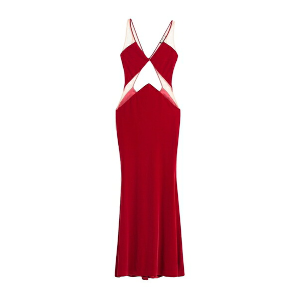 【送料無料】 エリザベスフランキ レディース ワンピース トップス Maxi dresses Red