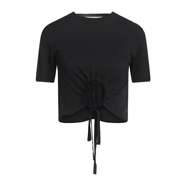 【送料無料】 カオス レディース Tシャツ トップス Tops Black｜asty