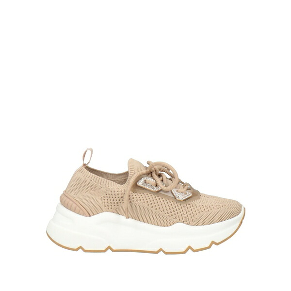 【送料無料】 エマヌエーレ ヴェー レディース スニーカー シューズ Sneakers Beige｜asty