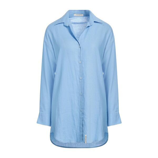 【送料無料】 ヒノミネイト レディース シャツ トップス Shirts Azure