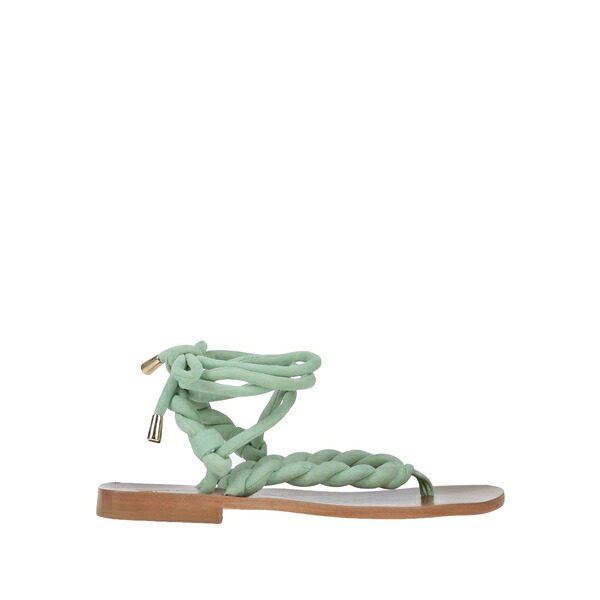 【送料無料】 エヌキューブ レディース サンダル シューズ Thong sandals Green
