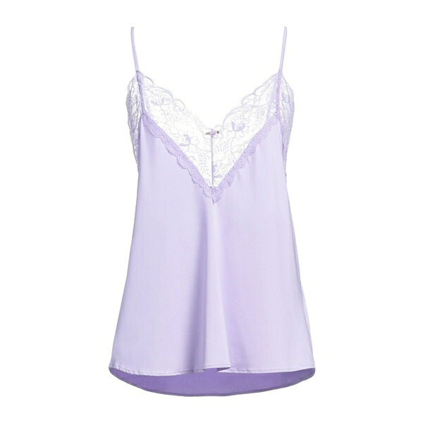 【送料無料】 アニエバイ レディース Tシャツ トップス Tops Purple