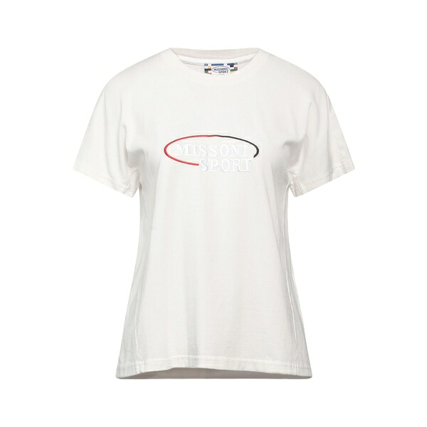 【送料無料】 ミッソーニ レディース Tシャツ トップス T-shirts White|asty