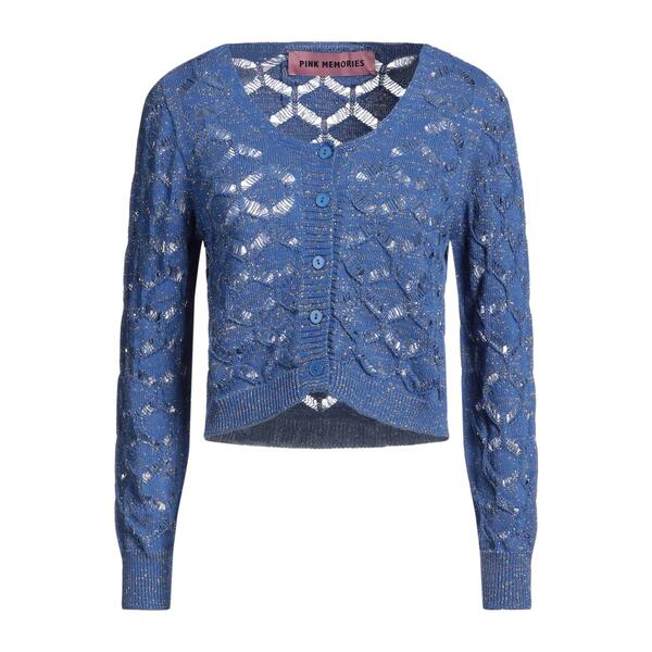 【送料無料】 ピンク メモリーズ レディース カーディガン アウター Cardigans Blue